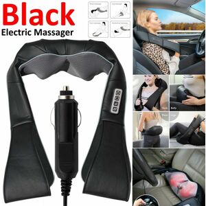 Xample Shiatsu Neck Shoulder Massager Deep Kneading Tissue Massage Muscles Pain Relief in Black Black Xample Shiatsu Neck Shoulder Massager Deep Kneading Tissue Massage Muscles Pain Relief in Black Black