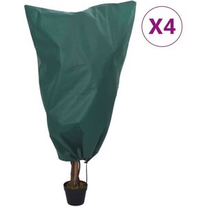 Berkfield Home Plant Fleece Covers with Drawstring 4 pcs 70 g/m² 0.8x1.2 m in Green Green Berkfield Home Plant Fleece Covers with Drawstring 4 pcs 70 g/m² 0.8x1.2 m in Green Green