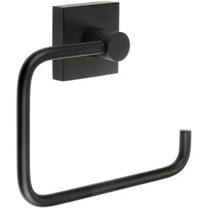 Smedbo UK Black Brass Toilet Roll Holder Wall Mounted Bathroom Storage Black Smedbo UK Black Brass Toilet Roll Holder Wall Mounted Bathroom Storage Black