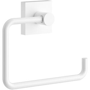 Smedbo UK White Brass Toilet Roll Holder Wall Mounted Bathroom Storage White Smedbo UK White Brass Toilet Roll Holder Wall Mounted Bathroom Storage White