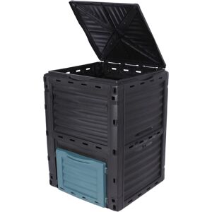 Hygrad Built to Survive 300L Garden Compost Bin Waste Compost Converter Garden Bin in Black Black Hygrad Built to Survive 300L Garden Compost Bin Waste Compost Converter Garden Bin in Black Black