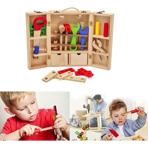 Hygrad Built to Survive Junior Wooden Tool Set Toy Kids Carpenter Pretend Role Play Tools Multicolor Hygrad Built to Survive Junior Wooden Tool Set Toy Kids Carpenter Pretend Role Play Tools Multicolor