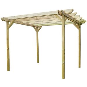 Rutland County Garden Furniture Ltd Double Garden Pergola - Wood - L180 x W360 x H270 cm - Light Green Light Green Rutland County Garden Furniture Ltd Double Garden Pergola - Wood - L180 x W360 x H270 cm - Light Green Light Green