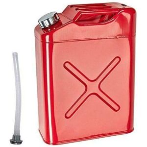 Hygrad Built to Survive 20L 5 Gallon Steel Fuel Gasoline Petrol Diesel Water Jerry Can Tank Container Backup Storage Gasoline Metal Cans w/ Spout for Red Hygrad Built to Survive 20L 5 Gallon Steel Fuel Gasoline Petrol Diesel Water Jerry Can Tank Container Backup Storage Gasoline Metal Cans w/ Spout for Red