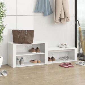 Berkfield Home Shoe Cabinet High Gloss White 150x35x45 cm Engineered Wood Size: 150 x 35 x 45 cm White 150 x 35 x 45 cm Berkfield Home Shoe Cabinet High Gloss White 150x35x45 cm Engineered Wood Size: 150 x 35 x 45 cm White 150 x 35 x 45 cm