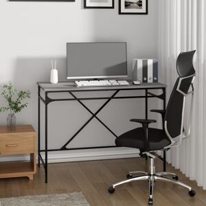 Berkfield Home Desk Grey Sonoma 100x50x75 cm Engineered Wood & Iron Size: 100 x 50 x 75 cm Grey 100 x 50 x 75 cm Berkfield Home Desk Grey Sonoma 100x50x75 cm Engineered Wood & Iron Size: 100 x 50 x 75 cm Grey 100 x 50 x 75 cm