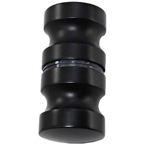 Nes Home Round Black Aluminum Shower Door Knob Handle Black Nes Home Round Black Aluminum Shower Door Knob Handle Black