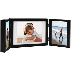 Berkfield Home Trifold Photo Frame Collage Black 28x18 cm+2x Size: 28x18 cm Black 28x18 cm Berkfield Home Trifold Photo Frame Collage Black 28x18 cm+2x Size: 28x18 cm Black 28x18 cm