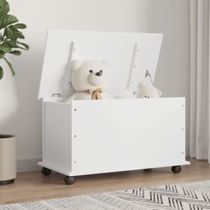 Berkfield Home Storage Chest with Wheels ALTA White 73x39.5x44 cm Solid Wood Pine White 73x39.5x44 cm Berkfield Home Storage Chest with Wheels ALTA White 73x39.5x44 cm Solid Wood Pine White 73x39.5x44 cm