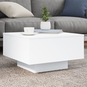 Berkfield Home Coffee Table with LED Lights White 55x55x31 cm Size: 55 x 55 x 31 cm White 55 x 55 x 31 cm Berkfield Home Coffee Table with LED Lights White 55x55x31 cm Size: 55 x 55 x 31 cm White 55 x 55 x 31 cm