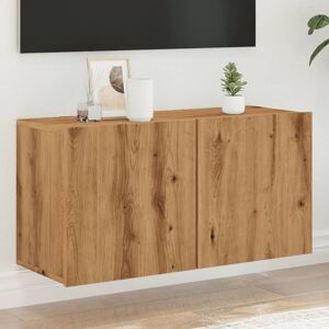 Berkfield Home TV Cabinet Wall-mounted Artisian Oak 80x30x41 cm in Brown Size: 80 x 30 x 41 cm Brown 80 x 30 x 41 cm Berkfield Home TV Cabinet Wall-mounted Artisian Oak 80x30x41 cm in Brown Size: 80 x 30 x 41 cm Brown 80 x 30 x 41 cm