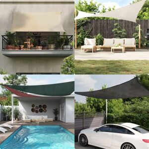 Berkfield Home Sunshade Sail 160 g/m² Light Green 2x3 m HDPE Green Berkfield Home Sunshade Sail 160 g/m² Light Green 2x3 m HDPE Green