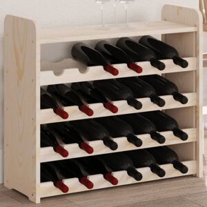 Berkfield Home Wine Rack with Top Board 67.5x25x60 cm Solid Wood Pine in Brown Brown 67.5x25x60 cm Berkfield Home Wine Rack with Top Board 67.5x25x60 cm Solid Wood Pine in Brown Brown 67.5x25x60 cm
