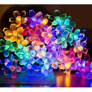 Leaper 6.5 Metres 30 Lamps Colourful Sakura Solar Camping Light String Multicolor Leaper 6.5 Metres 30 Lamps Colourful Sakura Solar Camping Light String Multicolor