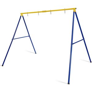 Costway 300 KG Heavy-Duty Extra Large Metal Swing Stand Heavy Duty A-Frame Swing Frame Multicolor Costway 300 KG Heavy-Duty Extra Large Metal Swing Stand Heavy Duty A-Frame Swing Frame Multicolor