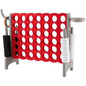 Costway 4-in-A Row Jumbo Indoor Outdoor Family Connect Game w/Basketball Hoop Multicolor Costway 4-in-A Row Jumbo Indoor Outdoor Family Connect Game w/Basketball Hoop Multicolor