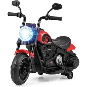 Costway 6V Ride On Motorcycle Electric Battery Powered Off-Road Motorbike in Red Red Costway 6V Ride On Motorcycle Electric Battery Powered Off-Road Motorbike in Red Red