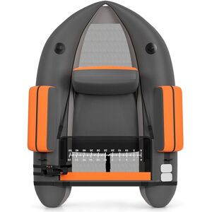 Costway Inflatable Fishing Float Tube Portable Adult Fishing Boat withPump in Grey Grey Costway Inflatable Fishing Float Tube Portable Adult Fishing Boat withPump in Grey Grey