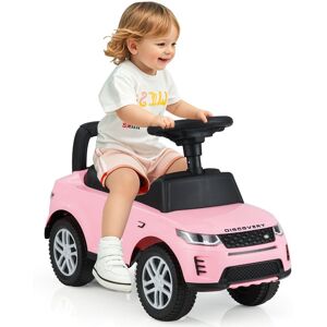 Costway Ride On Push Car Foot-to-Floor Walking Sliding Toy Car in Pink Pink Costway Ride On Push Car Foot-to-Floor Walking Sliding Toy Car in Pink Pink
