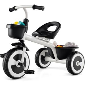 Costway Toddler Tricycle Trike 3-Wheel Toddler Bike w/Adjustable Seat in White White Costway Toddler Tricycle Trike 3-Wheel Toddler Bike w/Adjustable Seat in White White