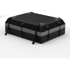 Costway Waterproof Rooftop Cargo Carrier Bag 600L Car Topper Luggage Carrier in Grey Grey Costway Waterproof Rooftop Cargo Carrier Bag 600L Car Topper Luggage Carrier in Grey Grey