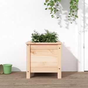 Berkfield Home Garden Planter 40x40x39 cm Solid Wood Pine in Brown Size: 40 x 40 x 39 cm Brown 40 x 40 x 39 cm Berkfield Home Garden Planter 40x40x39 cm Solid Wood Pine in Brown Size: 40 x 40 x 39 cm Brown 40 x 40 x 39 cm