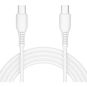 ExtraStar Fast Charging Type-C to Type-C Charging Data Cable with 3M Cable in White White ExtraStar Fast Charging Type-C to Type-C Charging Data Cable with 3M Cable in White White