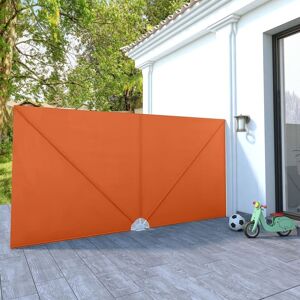 Berkfield Home Collapsible Terrace Side Awning Terracotta 400x200 cm in Brown Brown 400x200 cm Berkfield Home Collapsible Terrace Side Awning Terracotta 400x200 cm in Brown Brown 400x200 cm