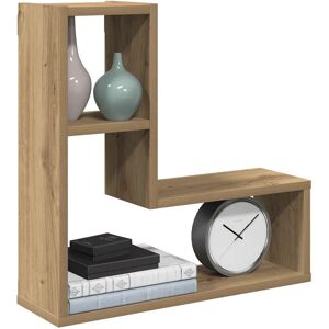 Berkfield Home Wall Cube Shelves 2 pcs Artisan Oak 50x15x50 cm Engineered Wood in Brown Size: 50 x 15 x 50 cm Brown 50 x 15 x 50 cm Berkfield Home Wall Cube Shelves 2 pcs Artisan Oak 50x15x50 cm Engineered Wood in Brown Size: 50 x 15 x 50 cm Brown 50 x 15 x 50 cm
