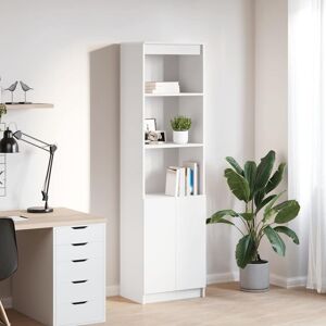 Berkfield Home Highboard White 50x35x180 cm Engineered Wood Size: 50 x 35 x 180 cm White 50 x 35 x 180 cm Berkfield Home Highboard White 50x35x180 cm Engineered Wood Size: 50 x 35 x 180 cm White 50 x 35 x 180 cm