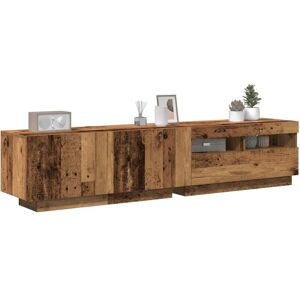 Berkfield Home TV Cabinet with LED Lights Artisan Oak 180x35x40 cm Engineered Wood in Brown Size: 180 x 35 x 40 cm Brown 180 x 35 x 40 cm Berkfield Home TV Cabinet with LED Lights Artisan Oak 180x35x40 cm Engineered Wood in Brown Size: 180 x 35 x 40 cm Brown 180 x 35 x 40 cm