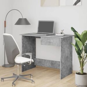 Berkfield Home Desk Concrete Grey 100x50x76 cm Engineered Wood Size: 100 x 50 x 76 cm Grey 100 x 50 x 76 cm Berkfield Home Desk Concrete Grey 100x50x76 cm Engineered Wood Size: 100 x 50 x 76 cm Grey 100 x 50 x 76 cm