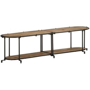 Berkfield Home TV Cabinet 160x42x40 cm Solid Wood Rough Mango in Brown Size: 160 x 42 x 40 cm Brown 160 x 42 x 40 cm Berkfield Home TV Cabinet 160x42x40 cm Solid Wood Rough Mango in Brown Size: 160 x 42 x 40 cm Brown 160 x 42 x 40 cm