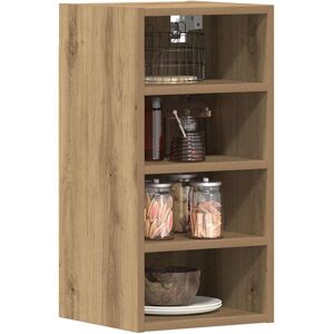 Berkfield Home Hanging Cabinet Artisan Oak 30x29.5x60 cm Engineered Wood in Brown Brown 30x29.5x60 cm Berkfield Home Hanging Cabinet Artisan Oak 30x29.5x60 cm Engineered Wood in Brown Brown 30x29.5x60 cm