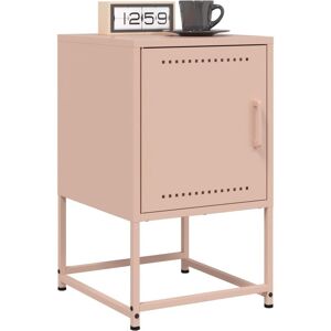 Berkfield Home Bedside Cabinets 2 pcs Pink 36x39x60.5 cm Steel Pink 36x39x60.5 cm Berkfield Home Bedside Cabinets 2 pcs Pink 36x39x60.5 cm Steel Pink 36x39x60.5 cm
