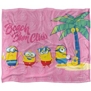 Universal Minions Beach Bum Club Silky Touch Blanket 152x127cm in White Size: 152x127 cm White 152x127 cm Universal Minions Beach Bum Club Silky Touch Blanket 152x127cm in White Size: 152x127 cm White 152x127 cm
