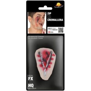 Fiestas Guirca Men's Halloween Fancy Dress Zip Eye Latex Scar Wound in Natural Natural Fiestas Guirca Men's Halloween Fancy Dress Zip Eye Latex Scar Wound in Natural Natural