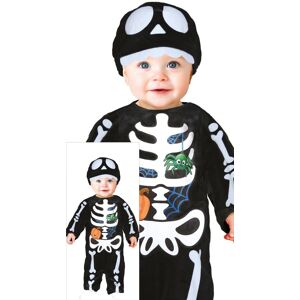 Fiestas Guirca Fancy Dress Child Skeleton Boo in Black Size: 12-18 m Black 12-18 m Fiestas Guirca Fancy Dress Child Skeleton Boo in Black Size: 12-18 m Black 12-18 m