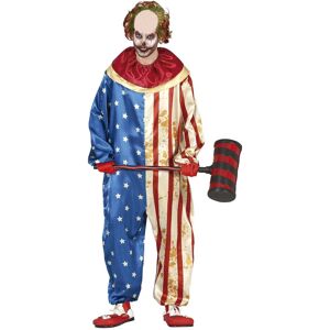 Fiestas Guirca Men's Fancy Dress Adult Patriot Clown in Red Size: XL Red XL Fiestas Guirca Men's Fancy Dress Adult Patriot Clown in Red Size: XL Red XL