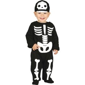 Fiestas Guirca Fancy Dress Child Cute Skeleton in Black Size: 1-2 Years Black 1-2 Years Fiestas Guirca Fancy Dress Child Cute Skeleton in Black Size: 1-2 Years Black 1-2 Years