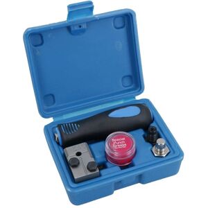 VOGREX Professional SAE 3/16" Brake Pipe Flaring Tool Hand Held Double Flare Kit in Blue Blue VOGREX Professional SAE 3/16" Brake Pipe Flaring Tool Hand Held Double Flare Kit in Blue Blue