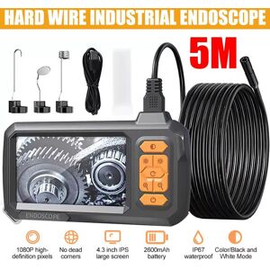 VOGREX 1080P HD Screen Industrial Endoscope Camera Borescope Inspection in Black Black VOGREX 1080P HD Screen Industrial Endoscope Camera Borescope Inspection in Black Black