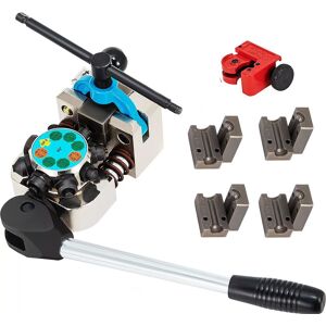 VOGREX Brake Line Flaring Tool Kit Double Flaring Tool 45° for 3/16" to 3/8" Tube Set in Black Black VOGREX Brake Line Flaring Tool Kit Double Flaring Tool 45° for 3/16" to 3/8" Tube Set in Black Black