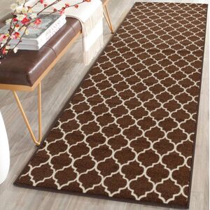 Smart Living Trellis Heavy Duty Machine Washable Hallway Kitchen Non Slip Door Mat in Dark Brown Size: 57 cm x 90 cm Dark Brown 57 cm x 90 cm Smart Living Trellis Heavy Duty Machine Washable Hallway Kitchen Non Slip Door Mat in Dark Brown Size: 57 cm x 90 cm Dark Brown 57 cm x 90 cm