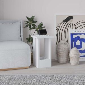 Decortie Tasos' Modern Minimalist Side Table 30cm in White Size: 1 Pack White 1 Pack Decortie Tasos' Modern Minimalist Side Table 30cm in White Size: 1 Pack White 1 Pack