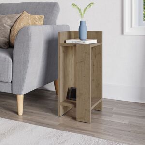 Decortie Elos' Modern Bedside Table Narrow Nightstand Right Module in Brown Size: 1 Pack Brown 1 Pack Decortie Elos' Modern Bedside Table Narrow Nightstand Right Module in Brown Size: 1 Pack Brown 1 Pack