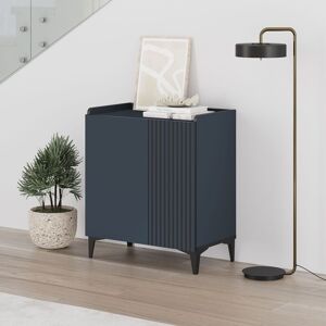 Decortie Olie' Modern Sideboard Cabinet 70x40x80cm in Dark Blue Size: 1 Pack Dark Blue 1 Pack Decortie Olie' Modern Sideboard Cabinet 70x40x80cm in Dark Blue Size: 1 Pack Dark Blue 1 Pack