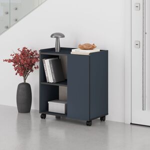 Decortie Zeo' Modern Mobile Sideboard Cabinet 70x40x80cm in Dark Blue Size: 1 Pack Dark Blue 1 Pack Decortie Zeo' Modern Mobile Sideboard Cabinet 70x40x80cm in Dark Blue Size: 1 Pack Dark Blue 1 Pack