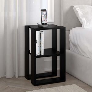 Decortie Lonie' Modern Bedside Table 34cm Width in Black Size: 1 Pack Black 1 Pack Decortie Lonie' Modern Bedside Table 34cm Width in Black Size: 1 Pack Black 1 Pack