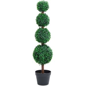 Berkfield Home Artificial Boxwood Plant with Pot Ball Shaped Green 90 cm Green Berkfield Home Artificial Boxwood Plant with Pot Ball Shaped Green 90 cm Green